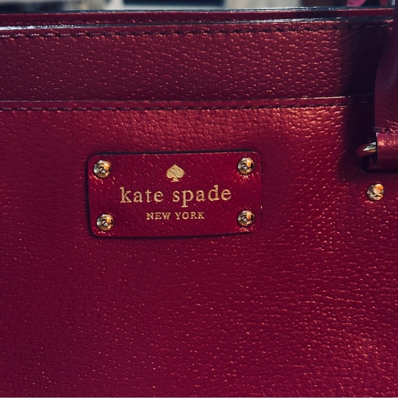 Kate Spade Wellesy Durham Fuchsia Hot Pink Tote w/Matching Wallet - Picture 12 of 14